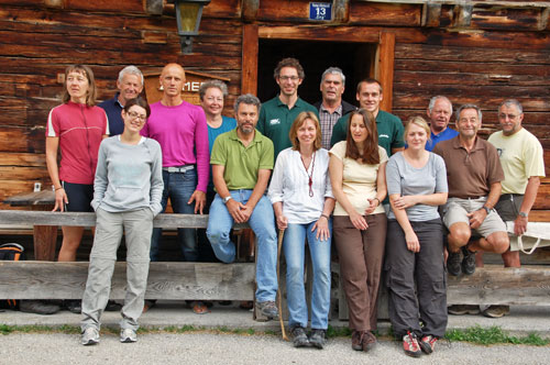 Ein Gruppenfoto zum Abschied