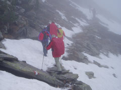 Auf dem Weg zur Waxegghütte